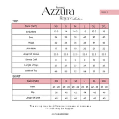 Kurung Azzura Dewasa